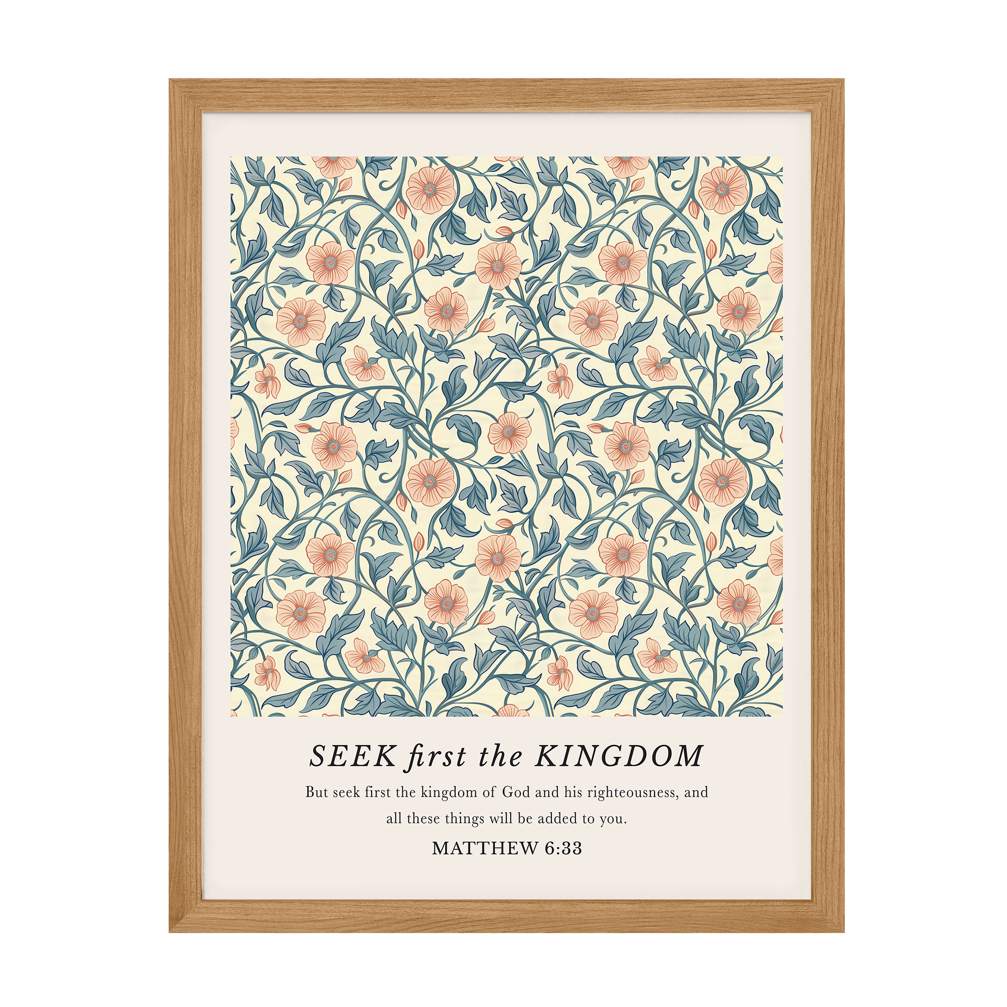 Seek First The Kingdom Art Print