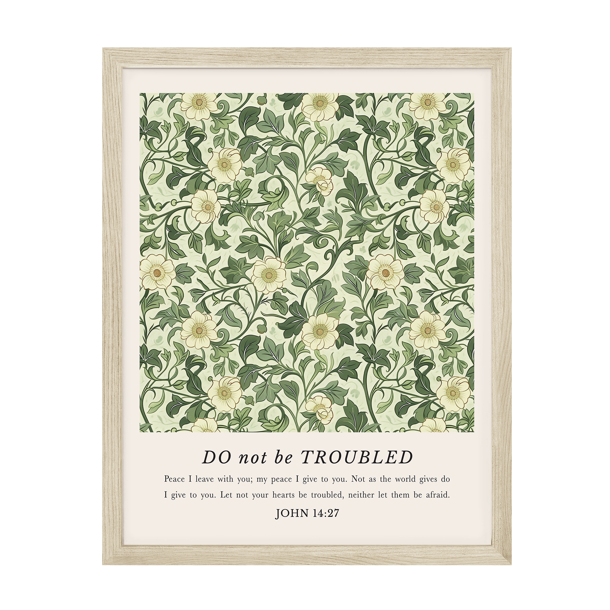 Do Not Be Troubled Art Print