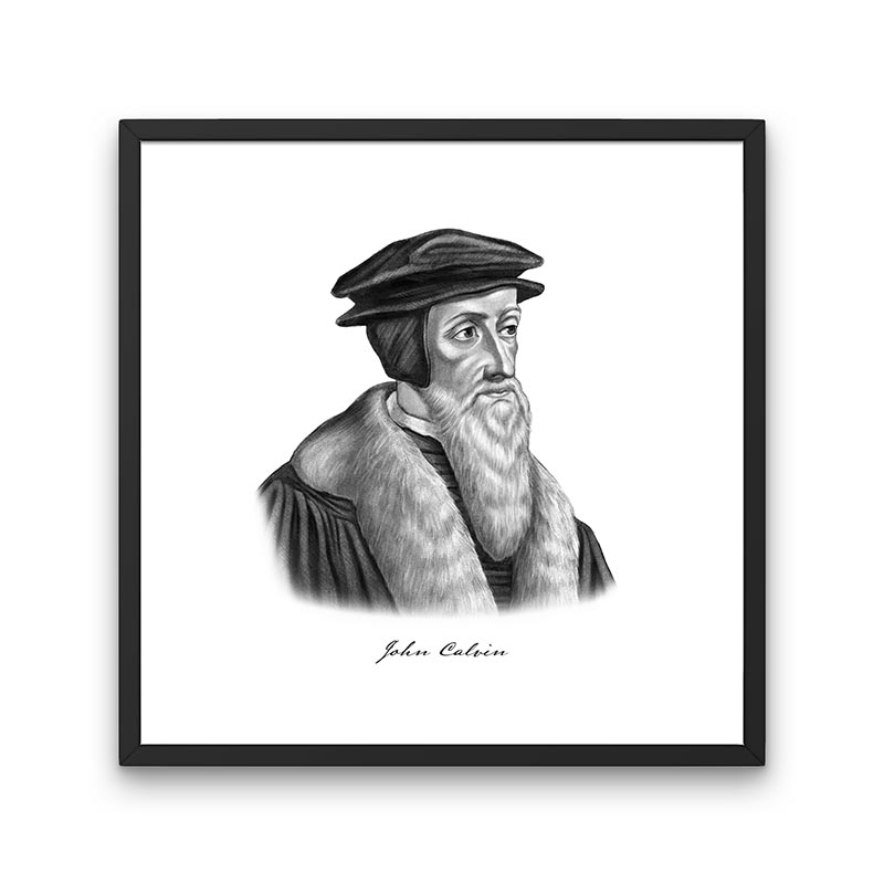 John Calvin Portrait Print