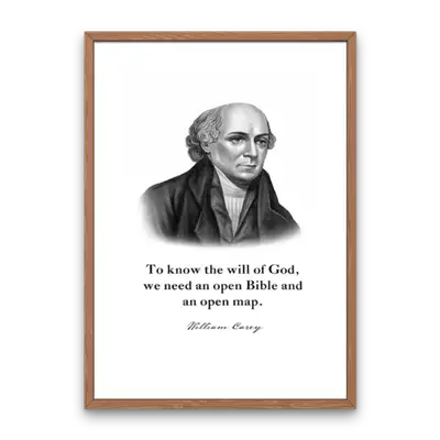 William Carey Quote Print