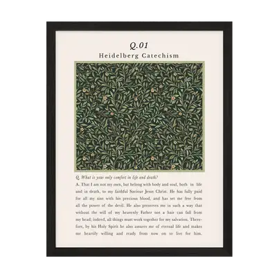 Heidelberg Catechism Q1 Art Print
