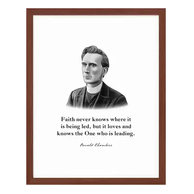 Oswald Chambers Quote Print