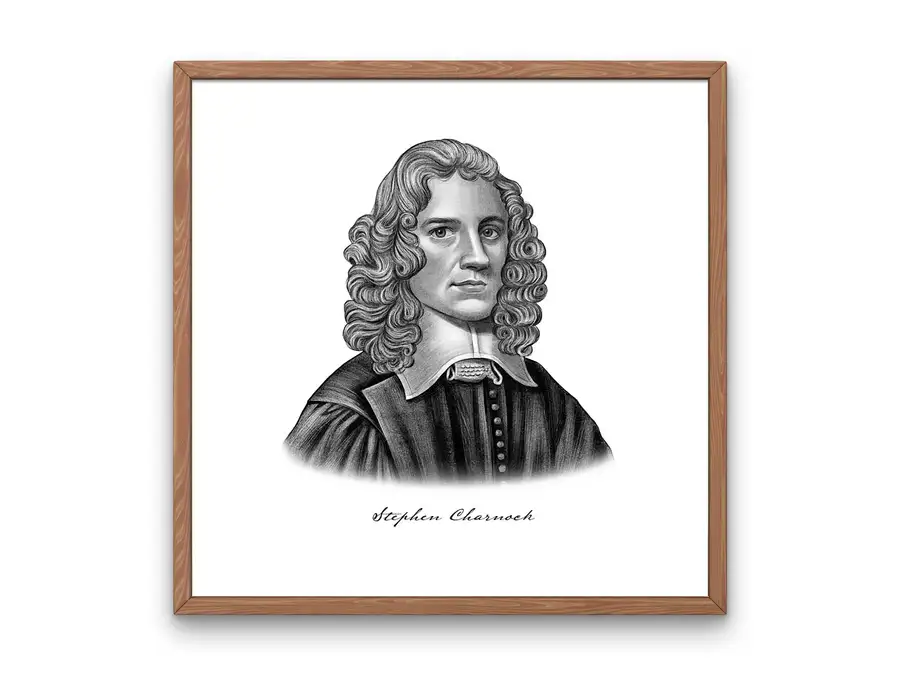 Stephen Charnock Portrait Print