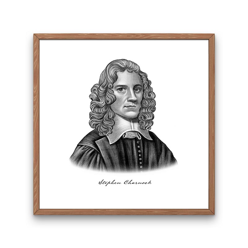 Stephen Charnock Portrait Print