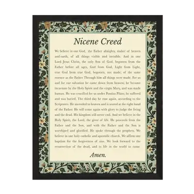 Nicene Creed Art Print