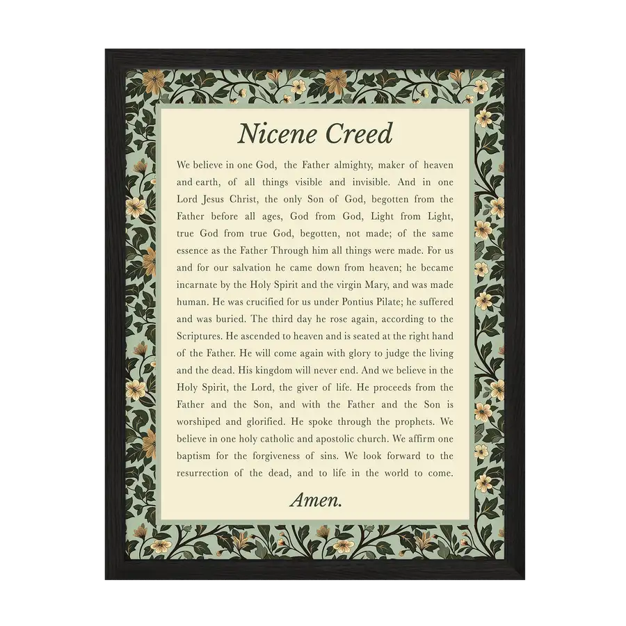 Nicene Creed Art Print