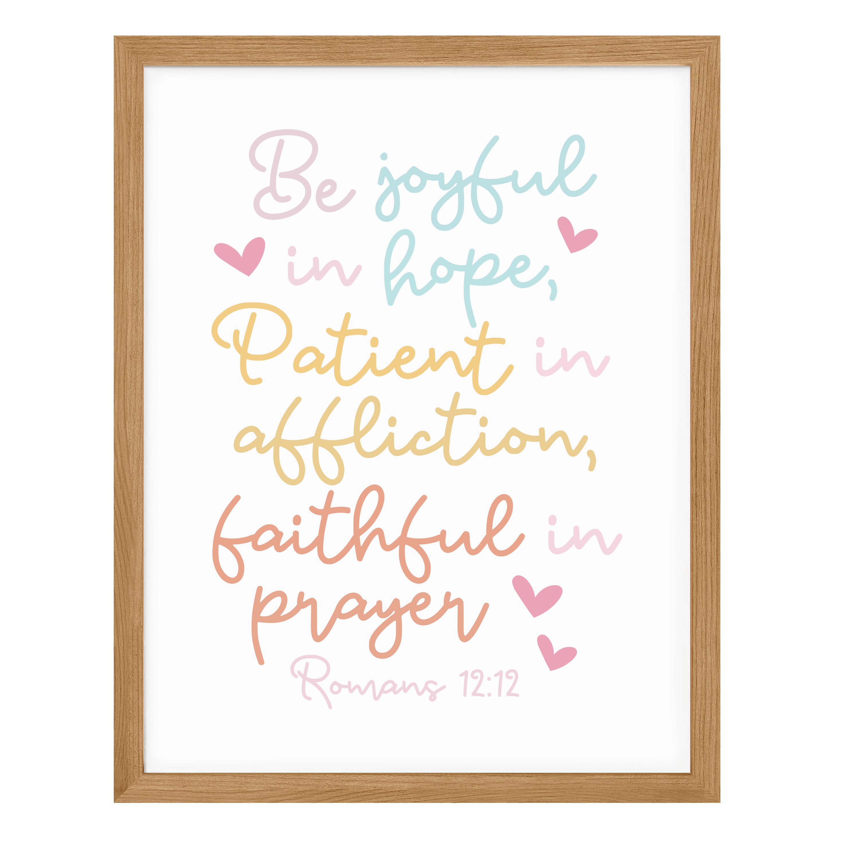 Be Joyful In Hope Poster Print