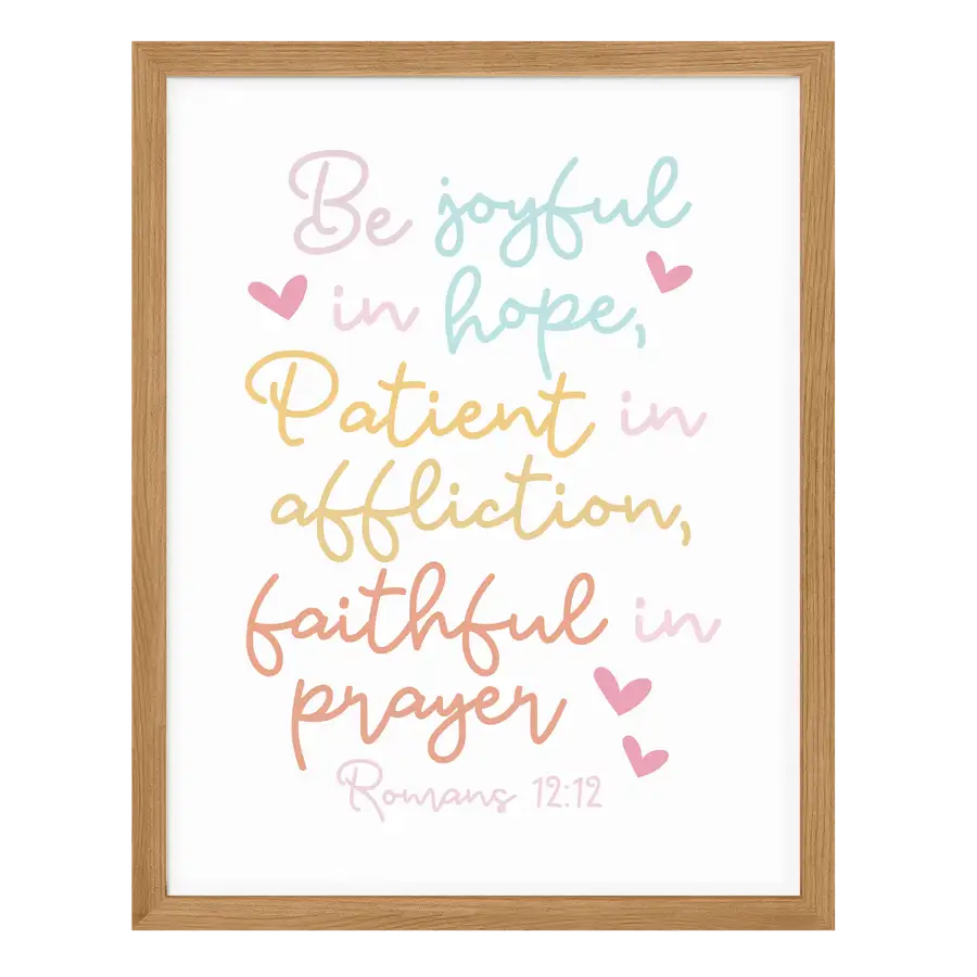 Be Joyful In Hope Poster Print