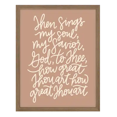 Then Sings My Soul Poster Print
