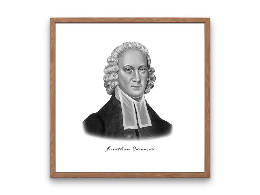 Jonathan Edwards Portrait Print