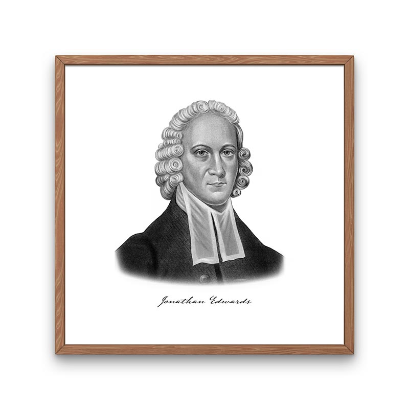 Jonathan Edwards Portrait Print