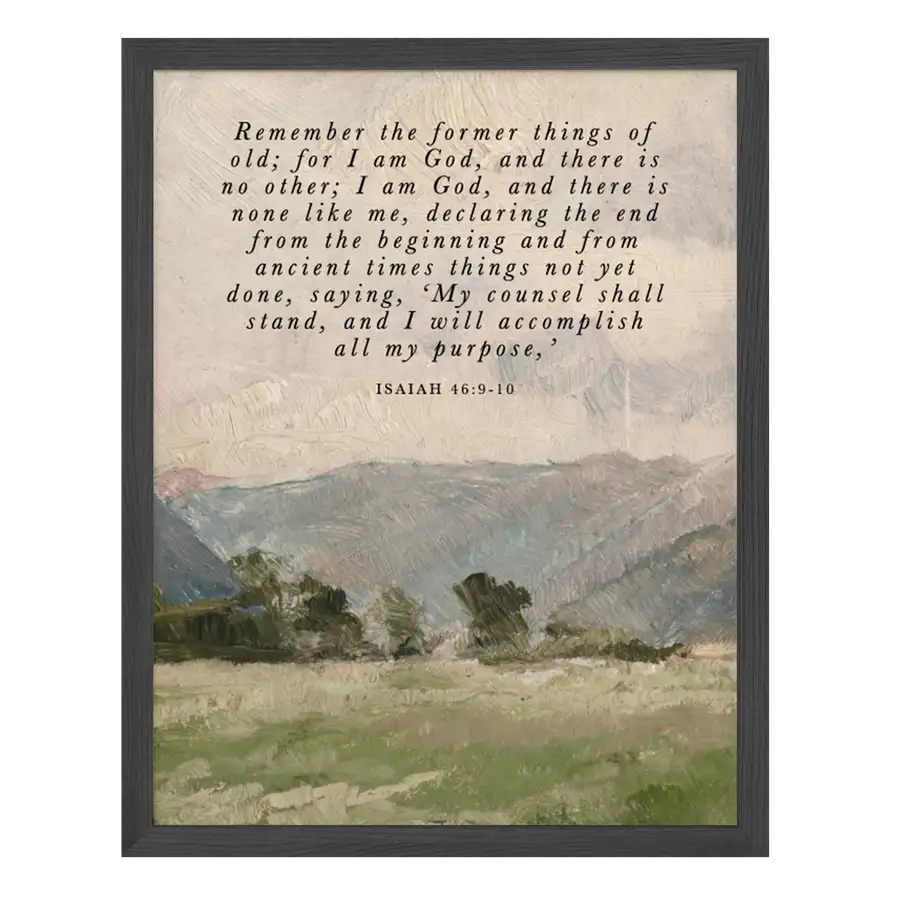 Highlands: Isaiah 46 Art Print
