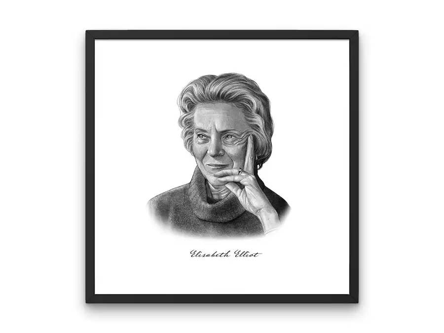 Elisabeth Elliot Portrait Print