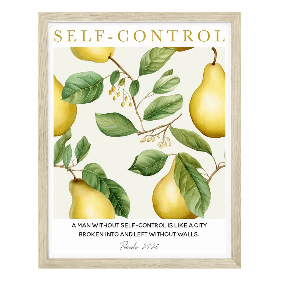 Self&dash;Control Art Print