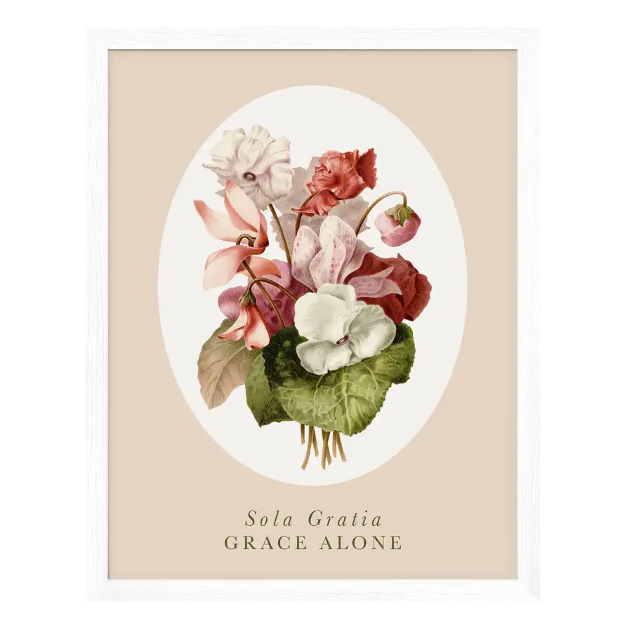 Sola Gratia Art Print