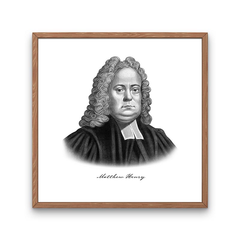 Matthew Henry Portrait Print