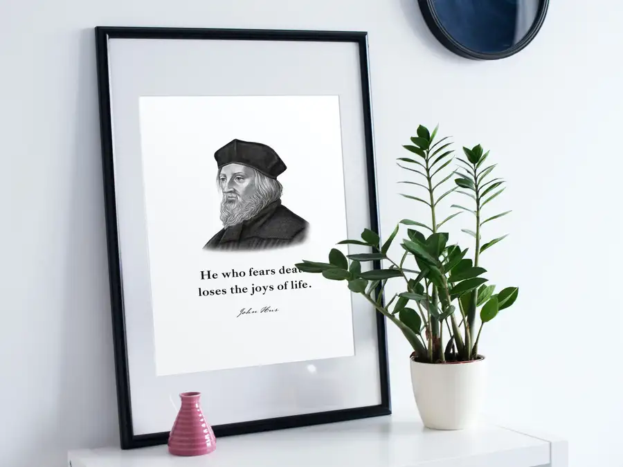 John Hus Quote Print