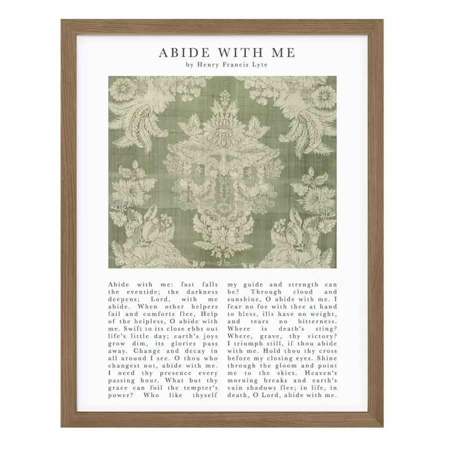 Abide With Me Art Print – Timeless Hymns Collection