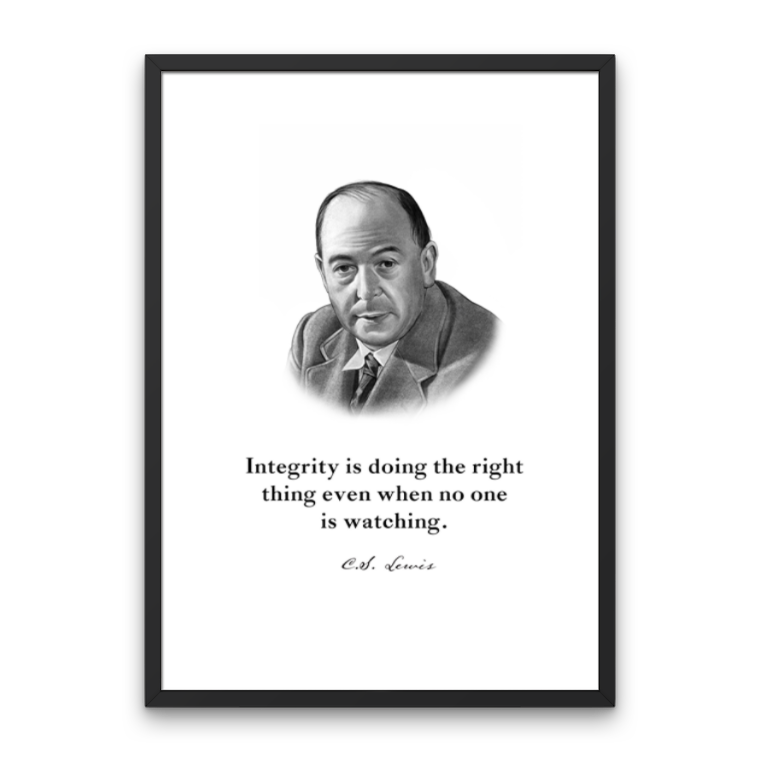 C.S. Lewis Quote Print