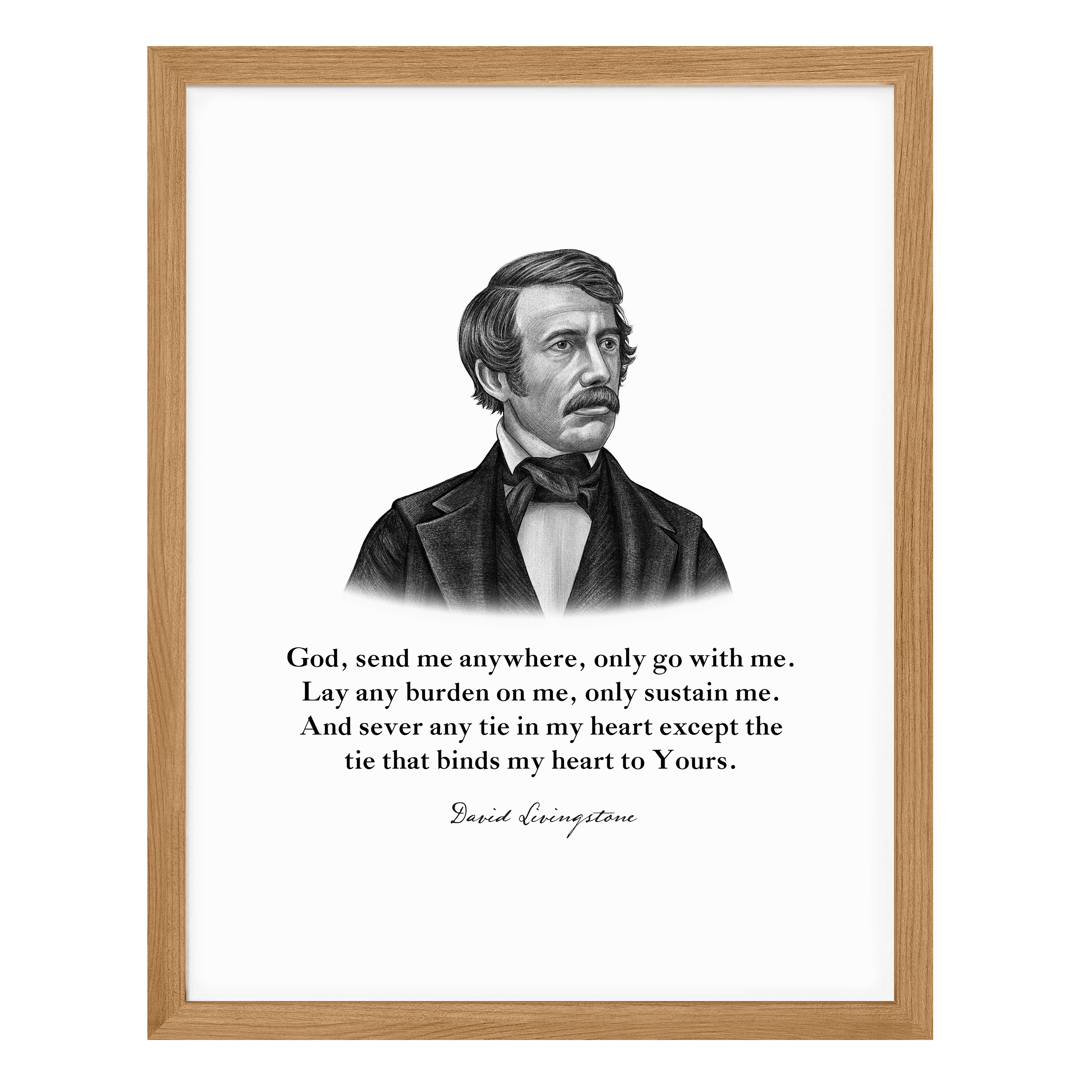 David Livingstone Quote Print