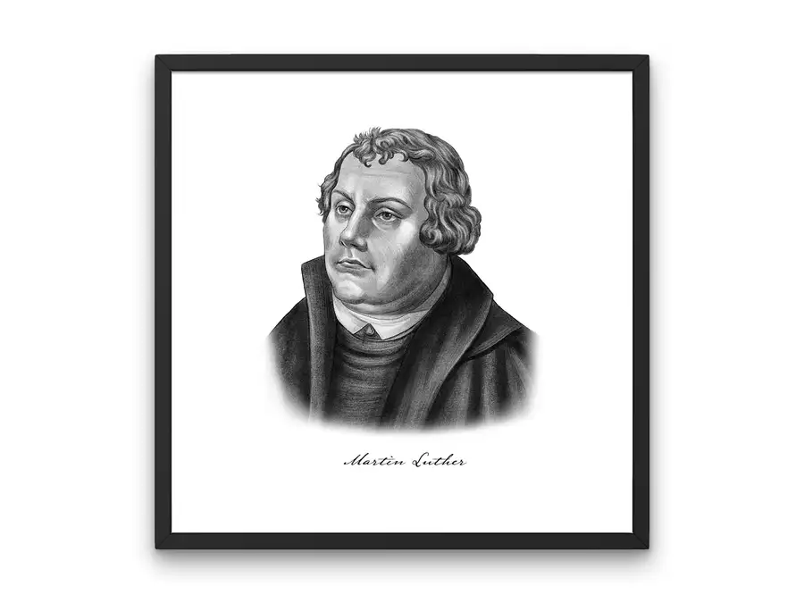 Martin Luther Portrait Print