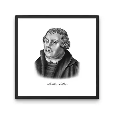 Martin Luther Portrait Print