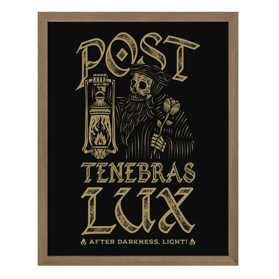 Post Tenebras Lux Dead Poster Print