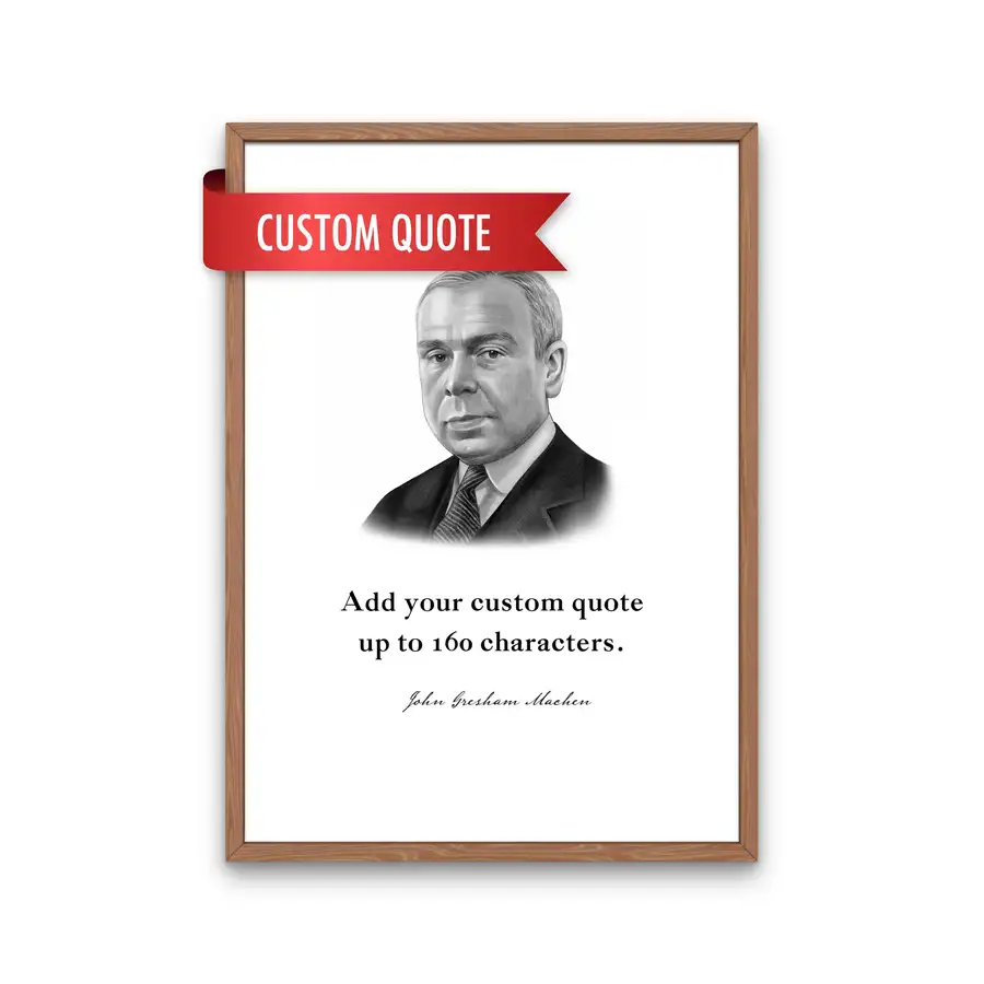 J Gresham Machen Custom Quote Print