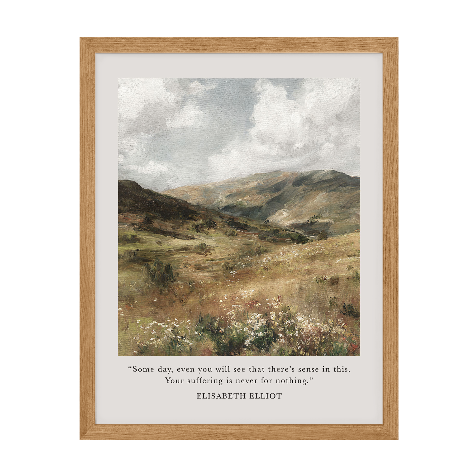 Your Suffering Is Never For Nothing Art Print