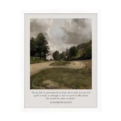 Life Is Surrendered To God Art Print
