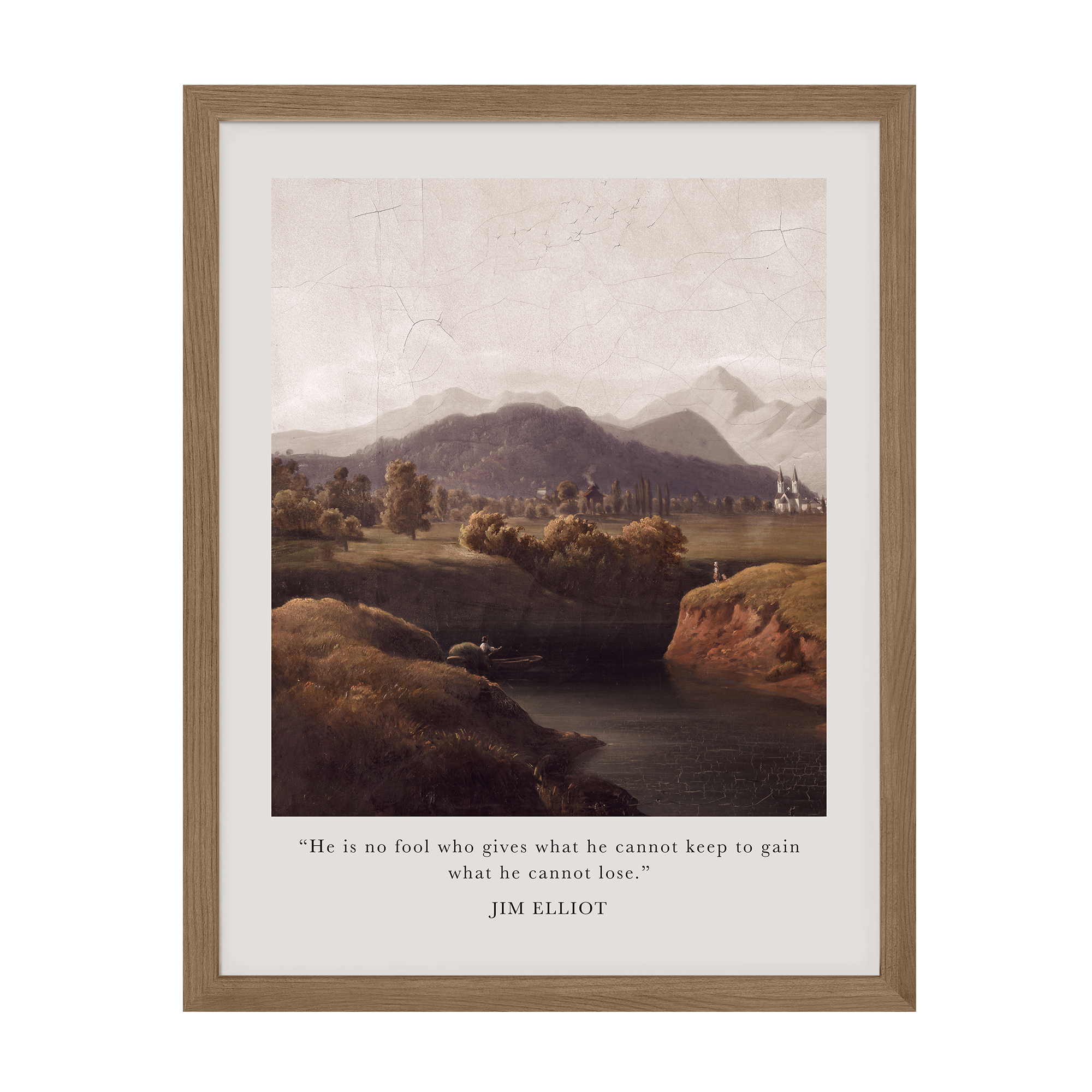 He Is No Fool Art Print