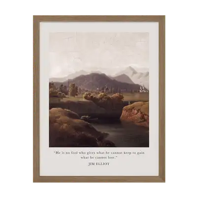 He Is No Fool Art Print