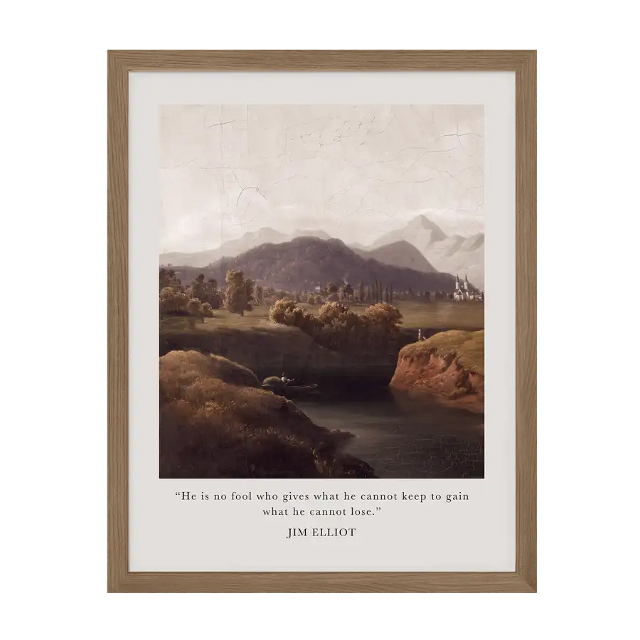 He Is No Fool Art Print