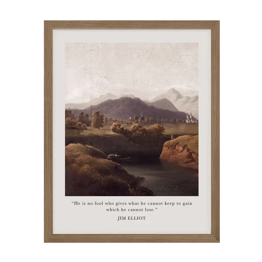He Is No Fool Art Print