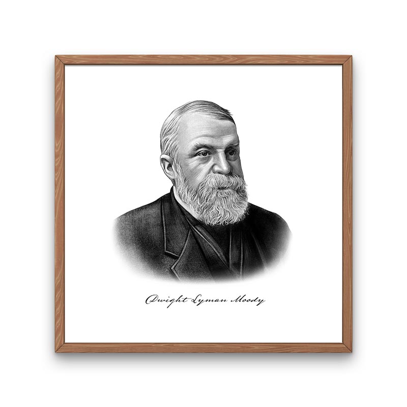 D.L. Moody Portrait Print