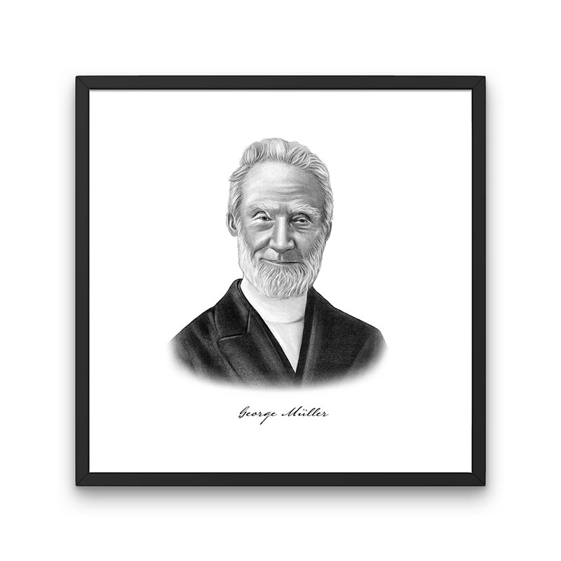George Muller Portrait Print