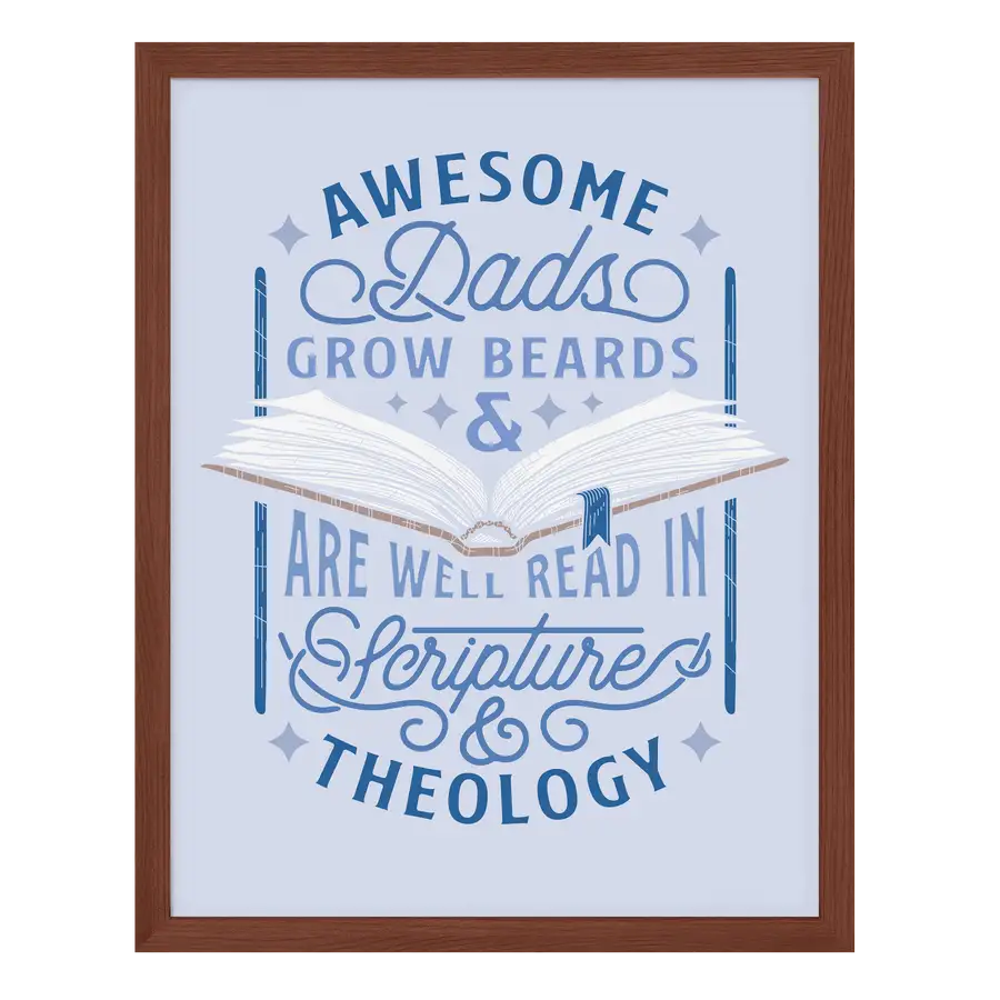 Awesome Dads Poster Print
