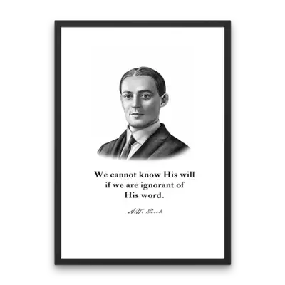 A.W. Pink Quote Print