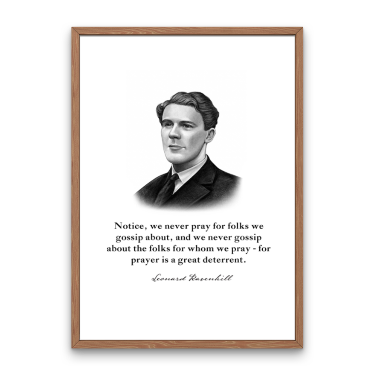 Leonard Ravenhill Quote Print