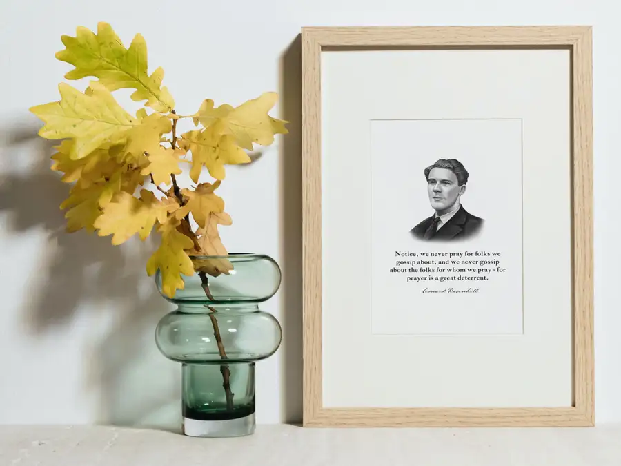 Leonard Ravenhill Quote Print