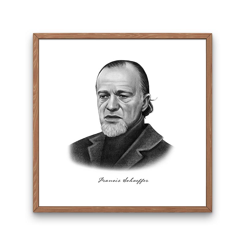Francis Schaeffer Portrait Print