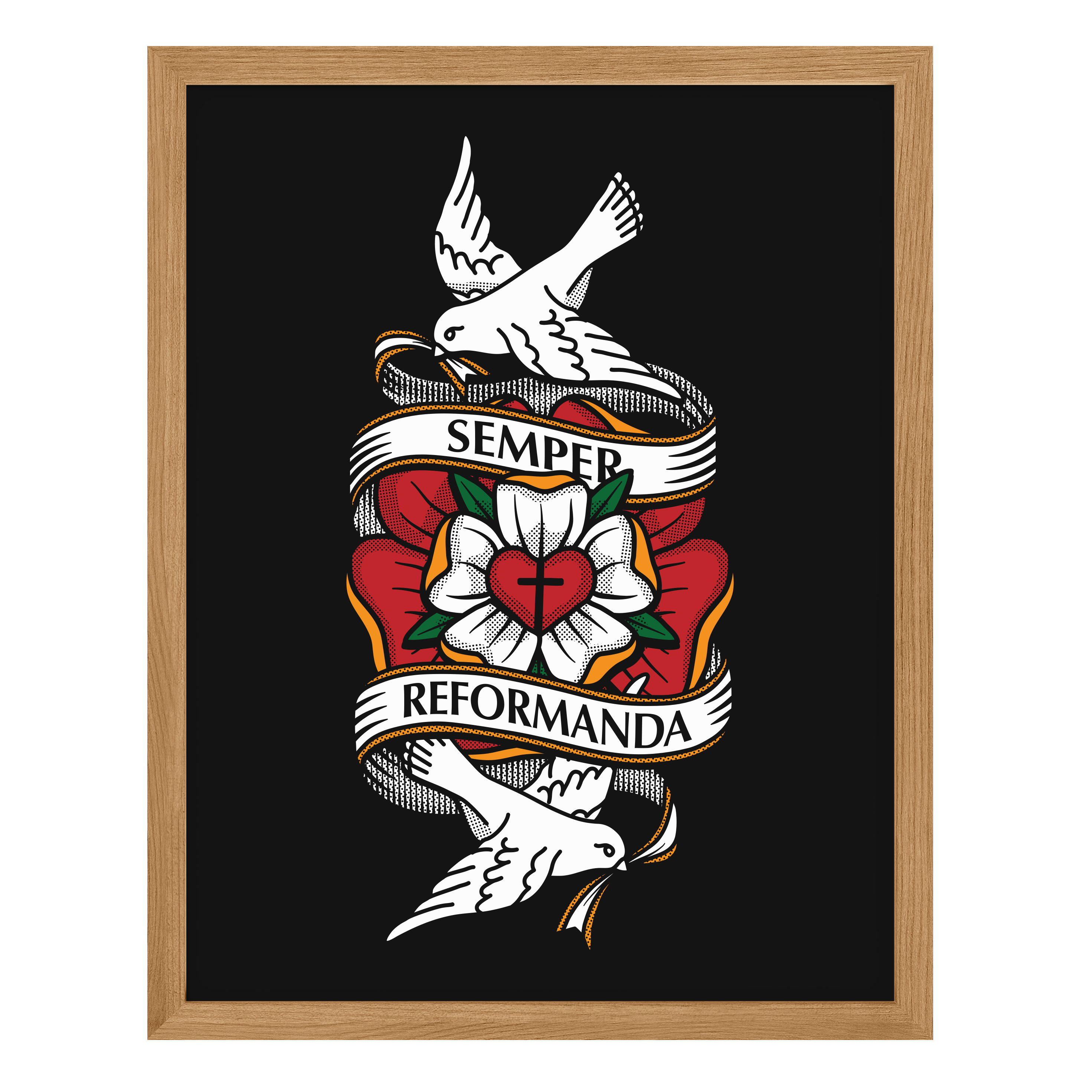 Always Reforming Rose Poster Print