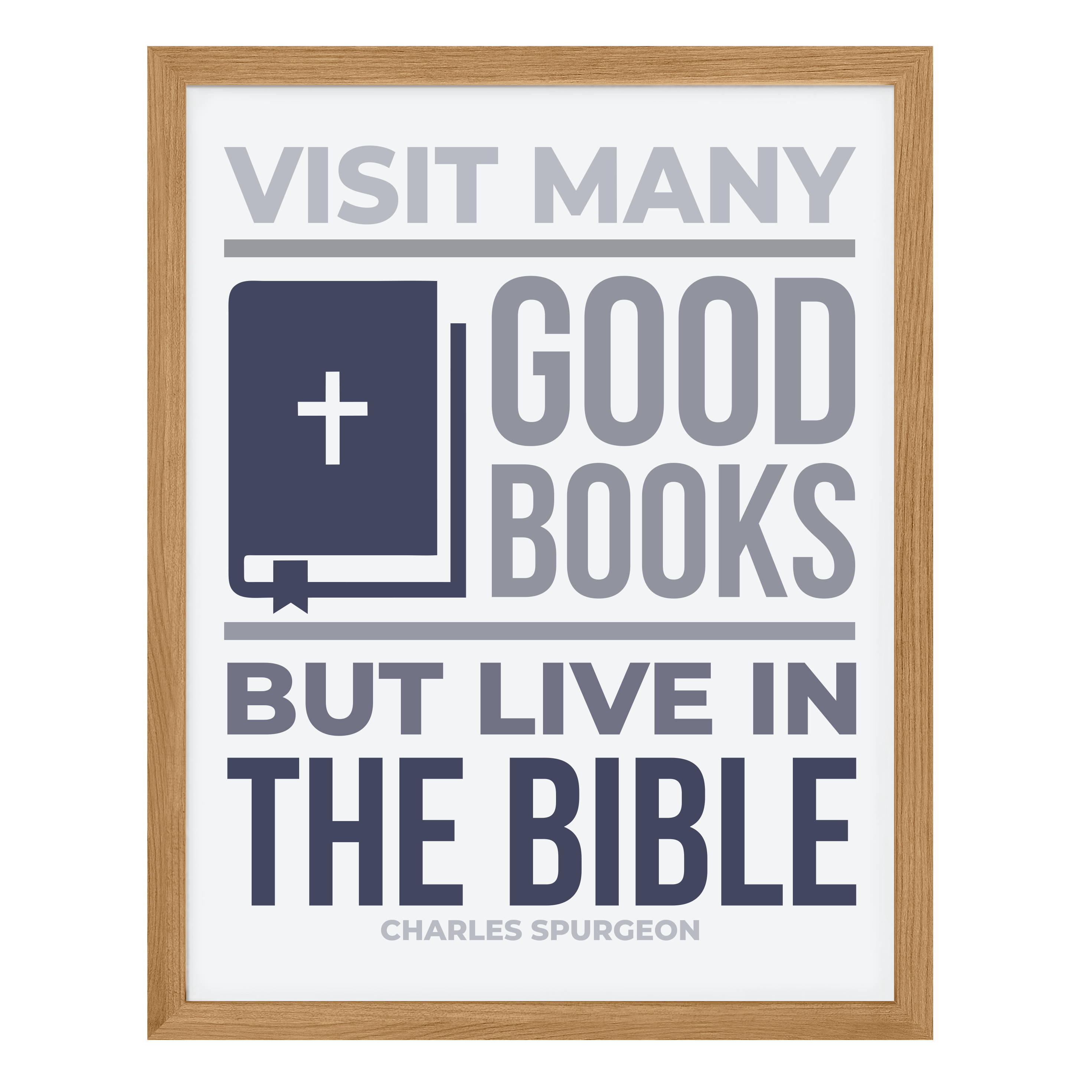 Live In The Bible Poster Print