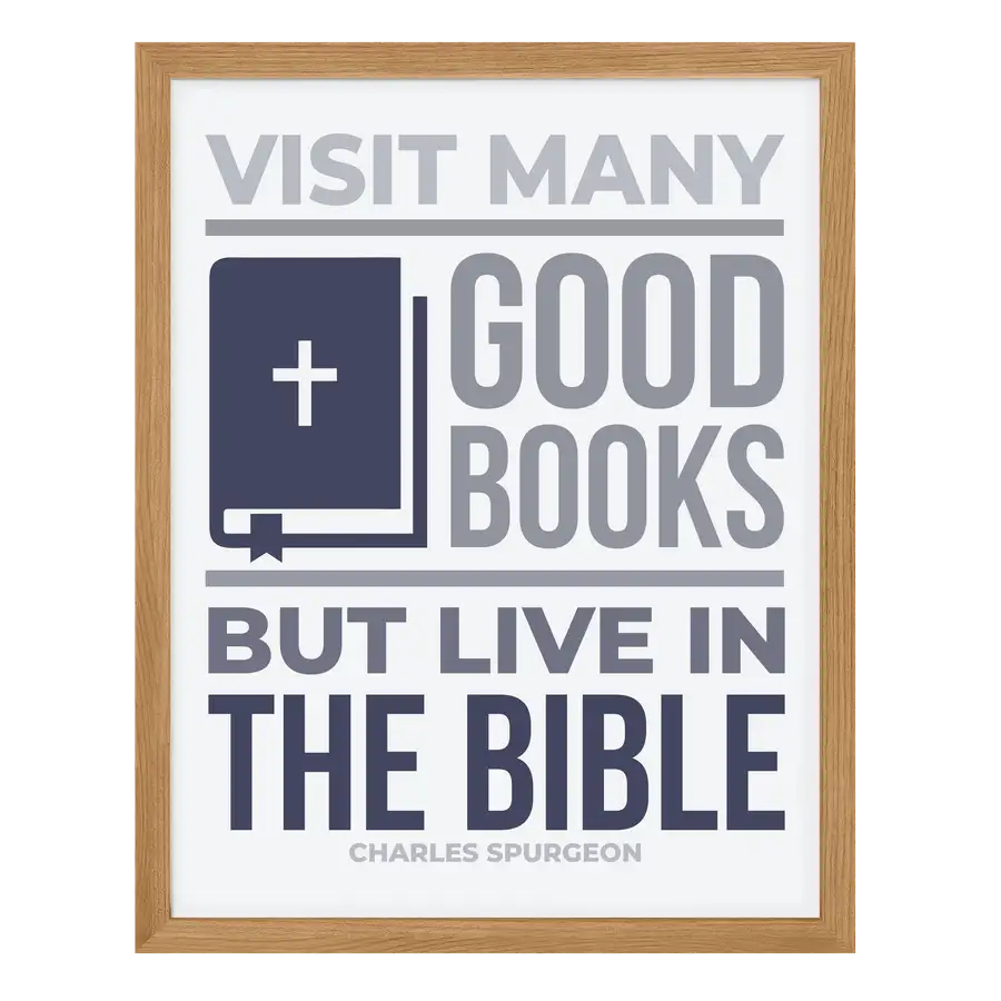 Live In The Bible Poster Print