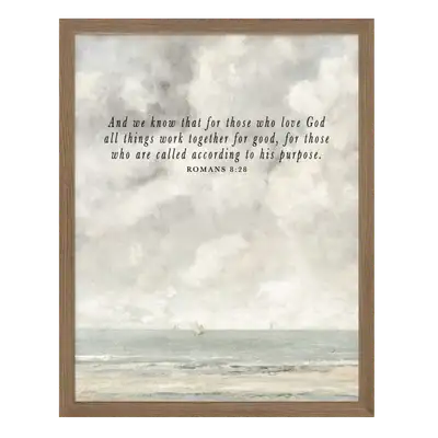 Coastal: Romans 8 Art Print