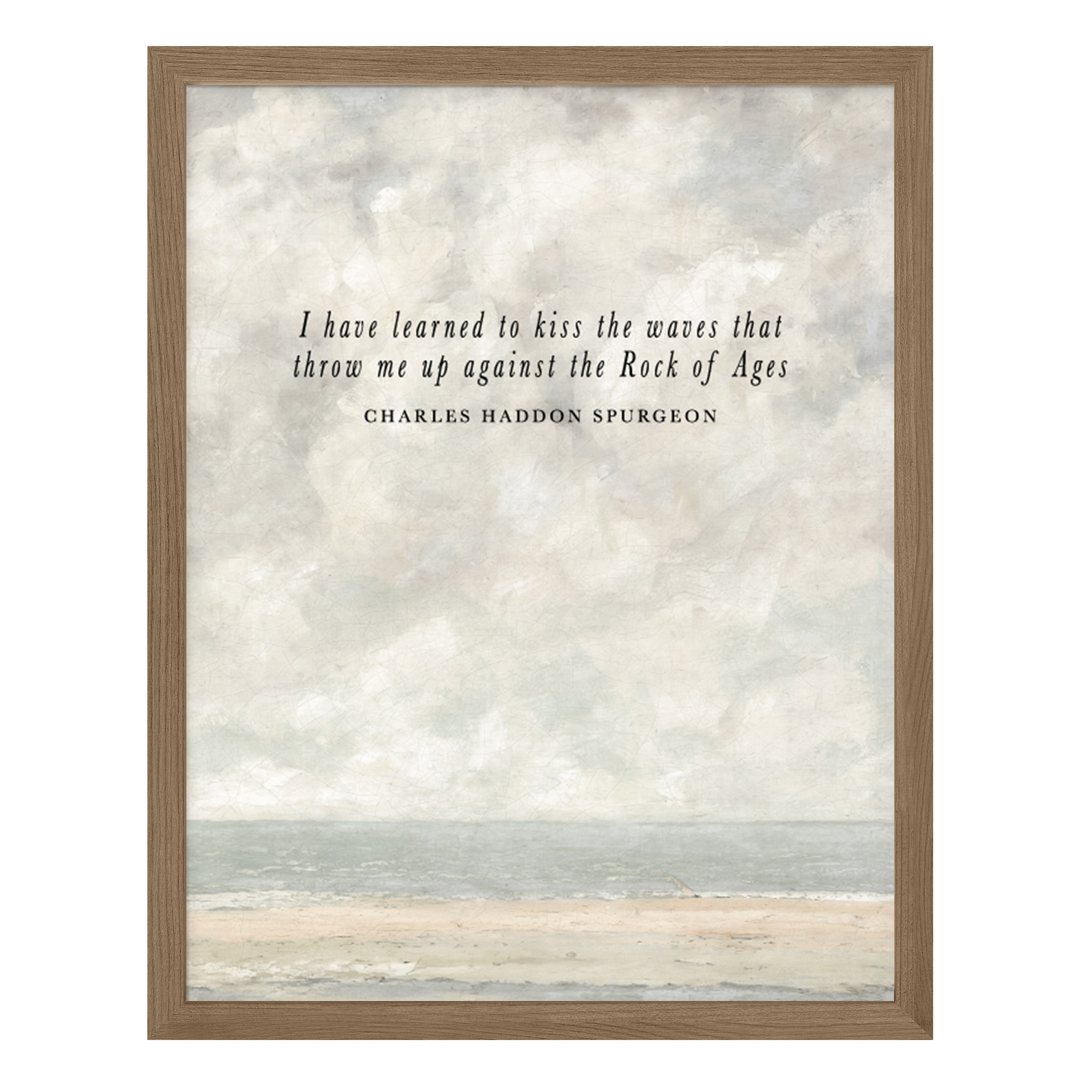Coastal: Learned To Kiss The Waves Art Print