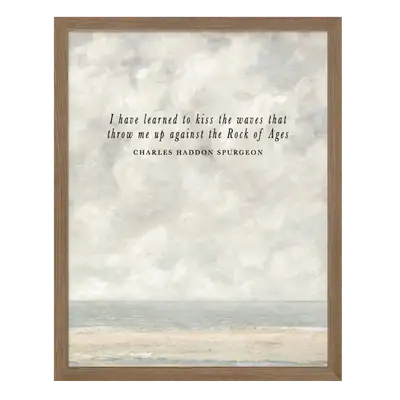 Coastal: Learned To Kiss The Waves Art Print