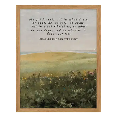 Midland Morning: My Faith Rests Art Print