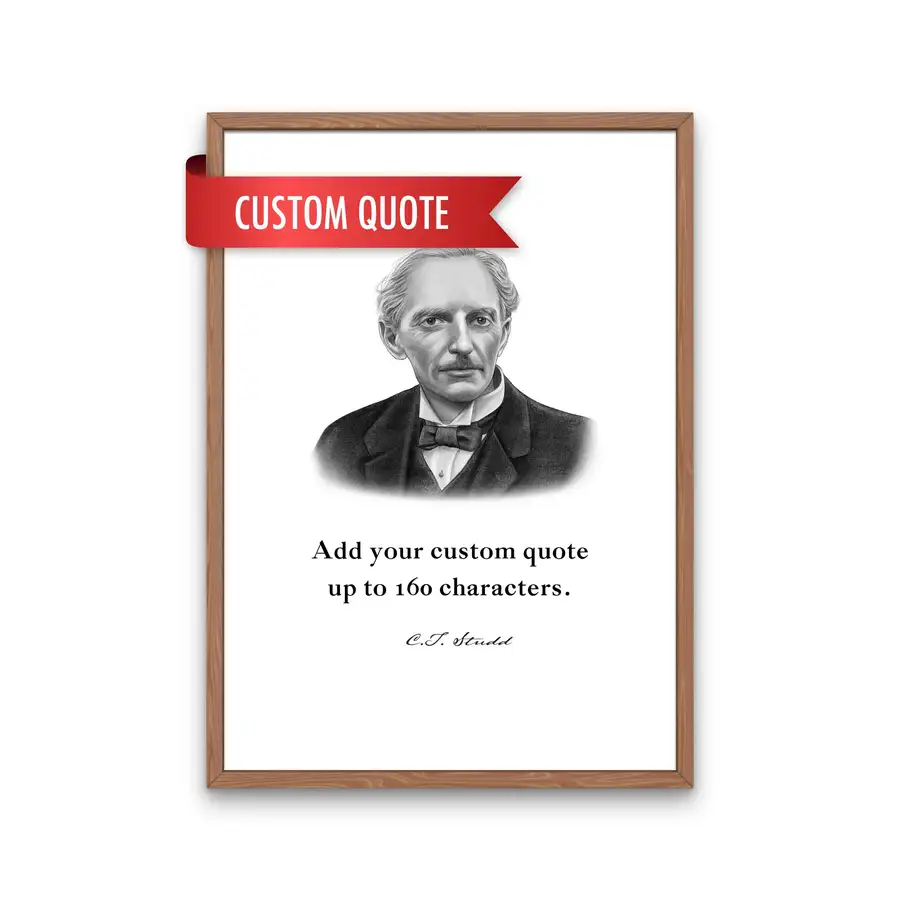 C.T. Studd Custom Quote Print