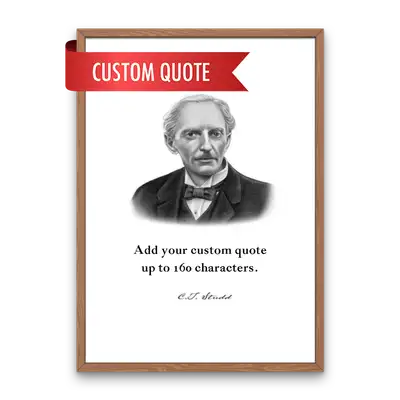 C.T. Studd Custom Quote Print